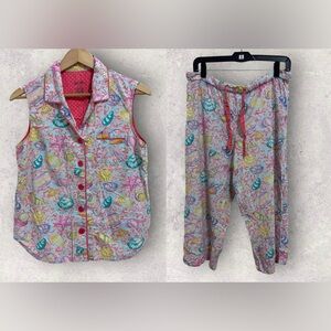 Nick & Nora cotton seashell pajama set